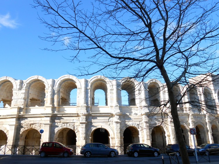 O coliseu visto de longe