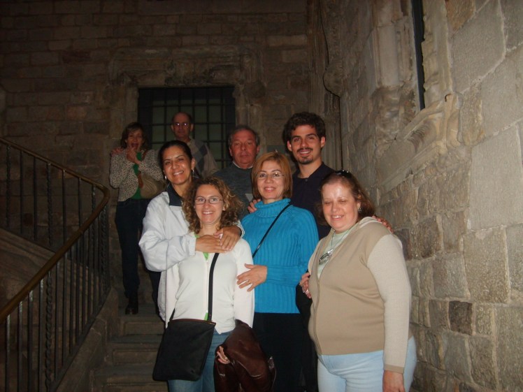 Visita com o grupo no museu de Picasso, em Barcelona